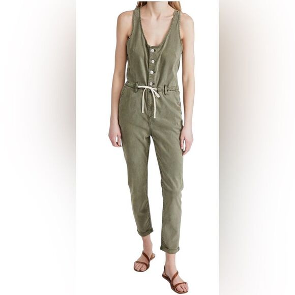 Paige Christy Utility Jumpsuit Size 0 - Picture 1 of 8